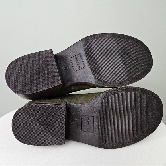 Portland Boot Company Women's Cozy Sweater Knit Bootie Olive - Picture 11 of 12